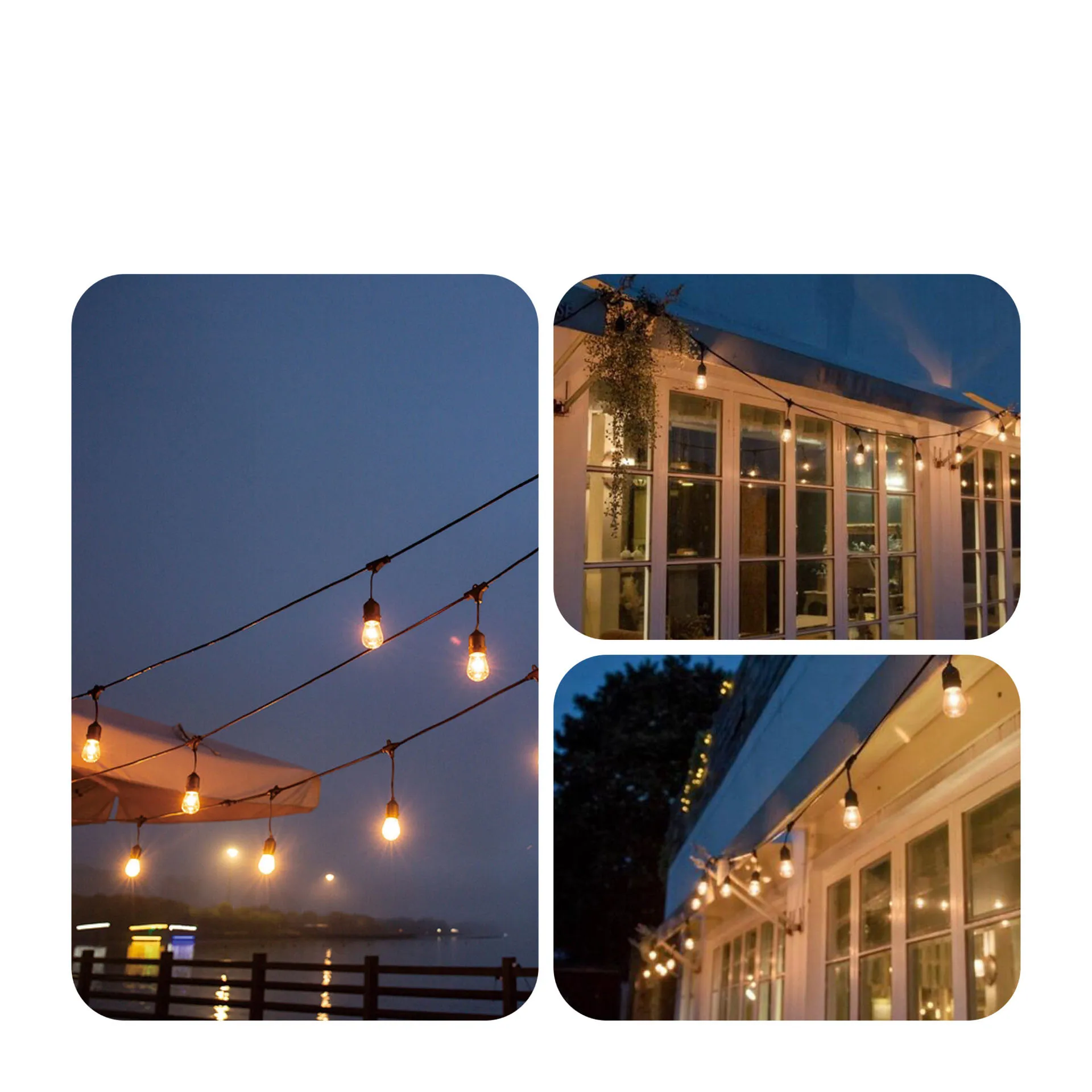 G40 led bulb G45 copper wire bulb outdoor string light LED Light Strings