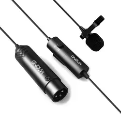 Lavalier lapel microphone 3.5mm jack for clip-on lav microphone xlr