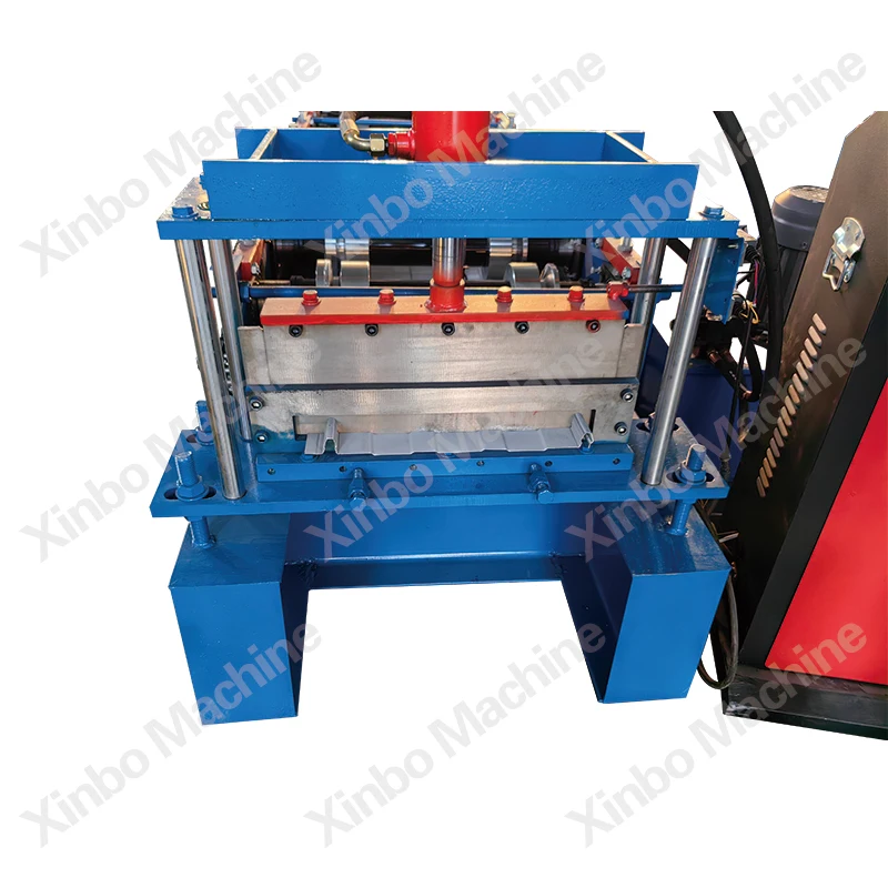 Xinbo Automatic Color Steel Portable Self Lock standing seam roof panel standing beam metal roof roll forming machine