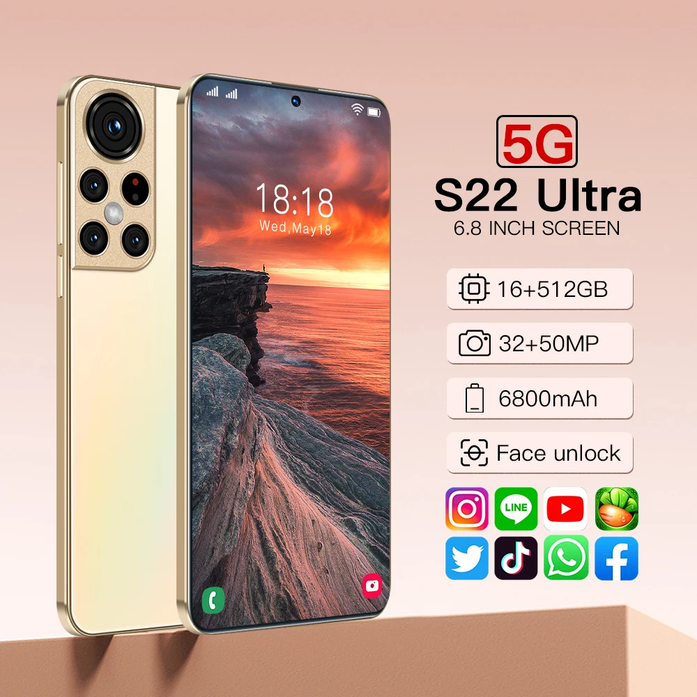 Cheap S22 Smart Phone Cheap OEM Smartphone 4G oem phone