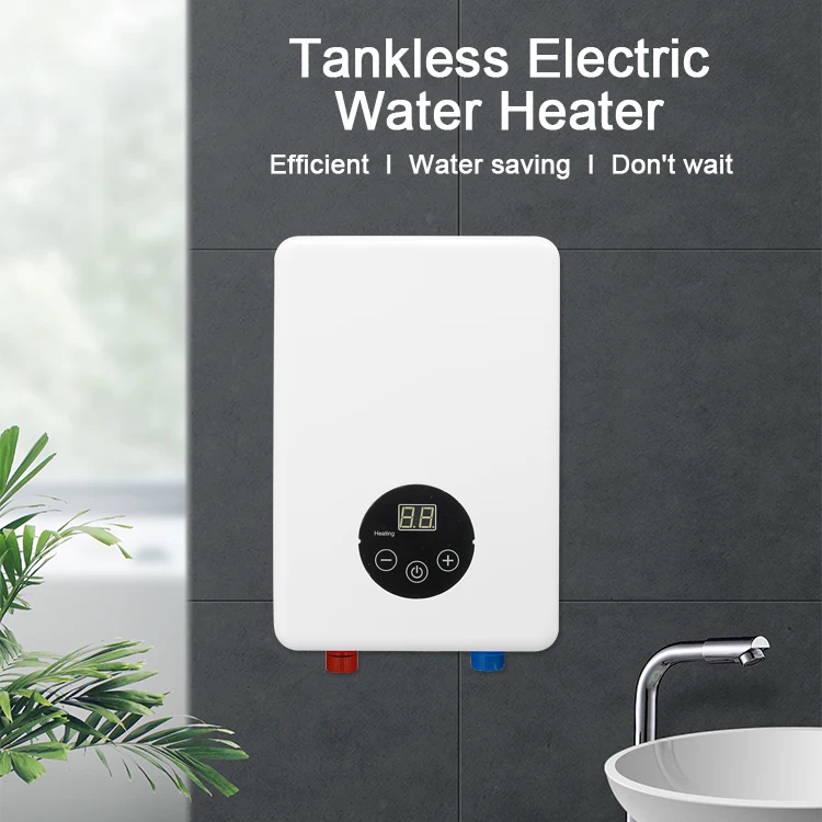 220V 5500W Electric Tubular Flange Instant Heating Water Heater For Bathtub