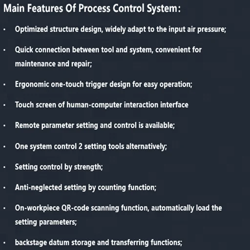 
China professional manufacture M5-M10 riveting fastener setting tool process control system 