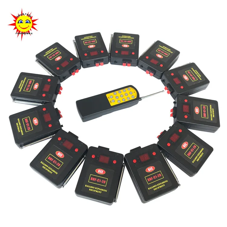 remote balloon exploder and ignition for helium balloons