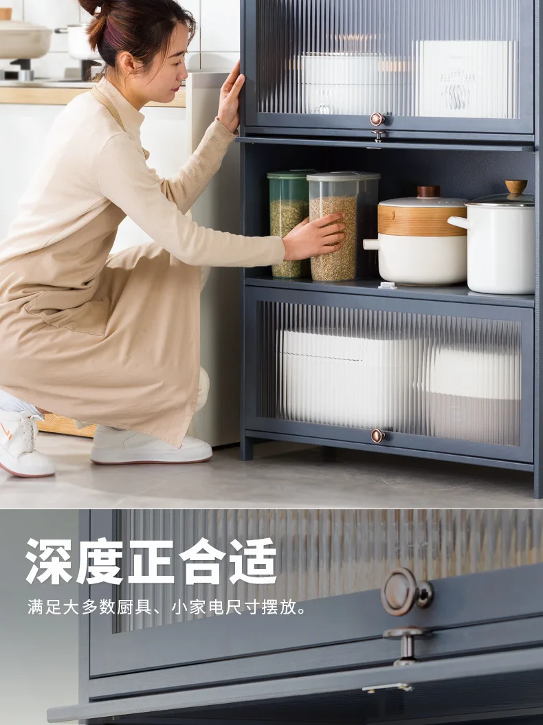 Kitchen Bamboo  cabinet furniture wooden cabinet  kitchen cabinet organizer