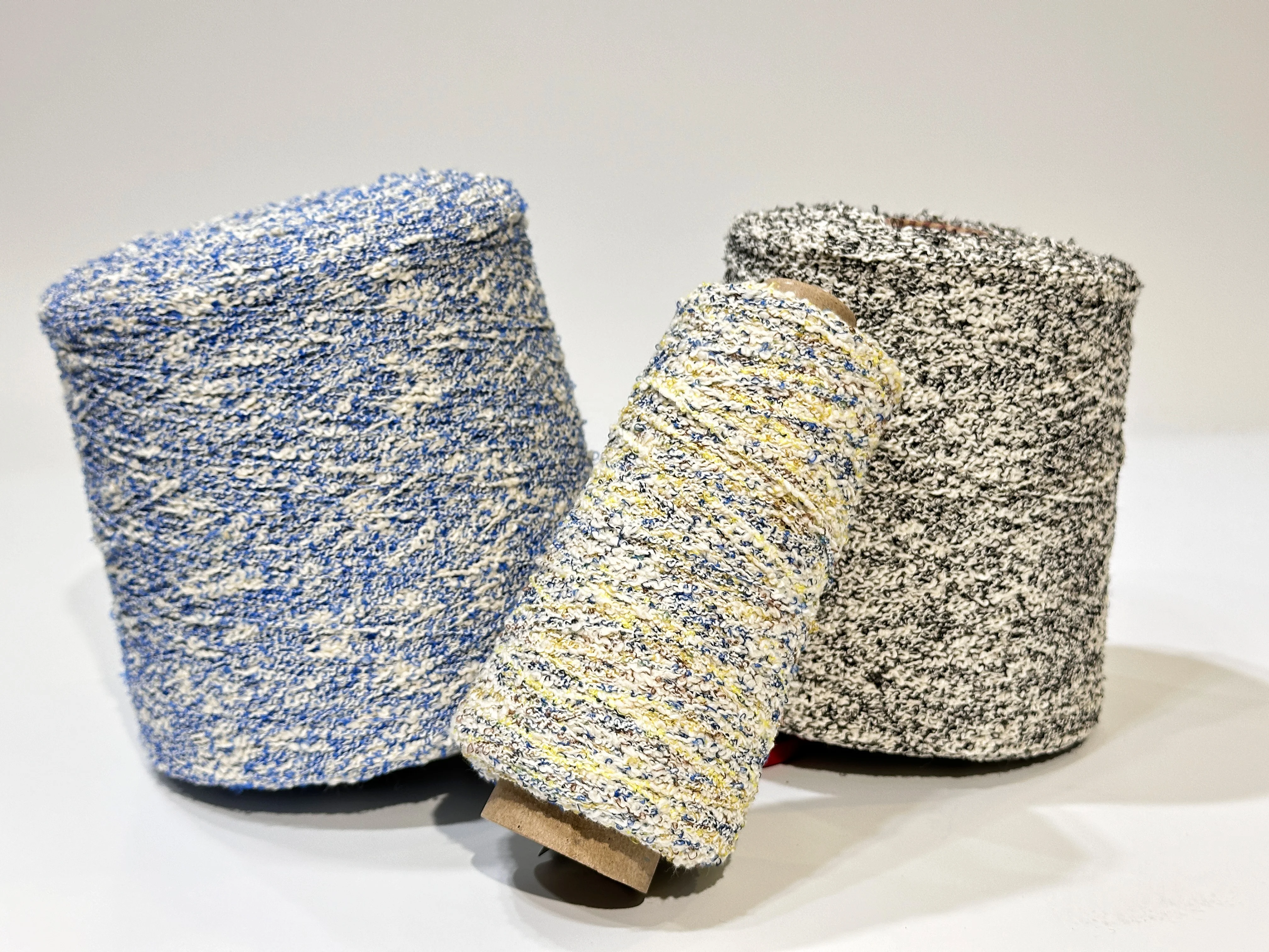 Cotton Polyester Nylon Blend Fancy Knot Soft Fluffy knitting Yarns Wholesale Blended knit Yarn