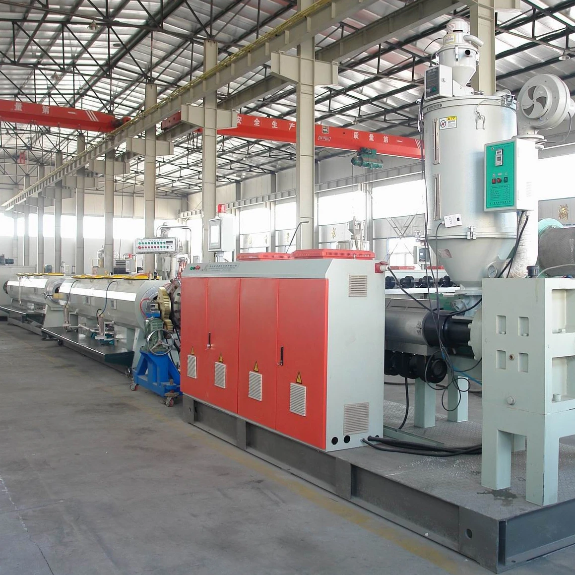 PVC PE HDPE Pipe Making Machinery Price PVC Water Pipe Line Plastic Extrusion Machine