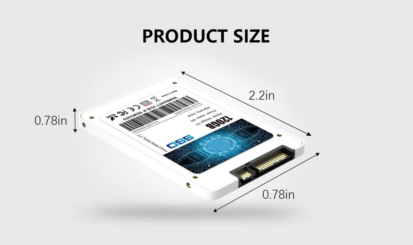 SimDisk 2.5 inch Sata III Hard Disk White Plastic SSD 256GB 64GB 120GB 480GB 512GB 1TB Disco Duro SSD 240 GB for Server Desktop