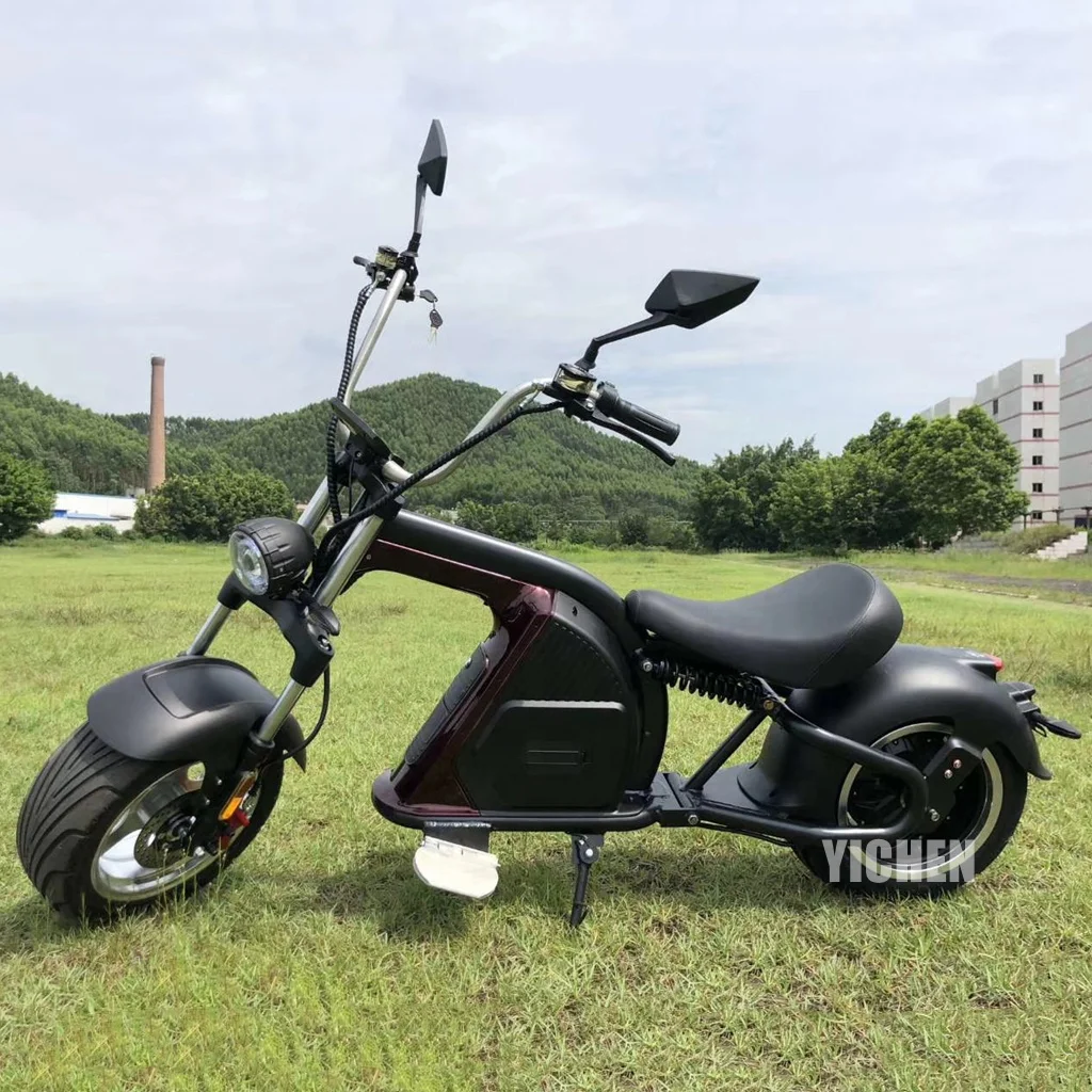YICHEN Elektrofahrrad OEM Customized Color Citycoco Mudguard Belgium EU Warehouse Fast Delivery Scooter Electric Adult
