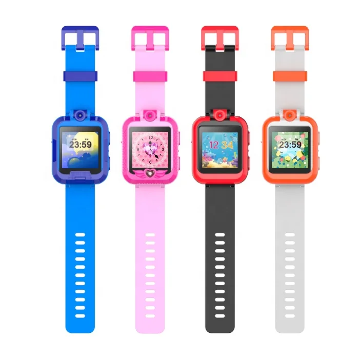 2023 Wholesale Popular CTW23 Camera Game Smart Watch for Children School Kids with Headphone Earphone