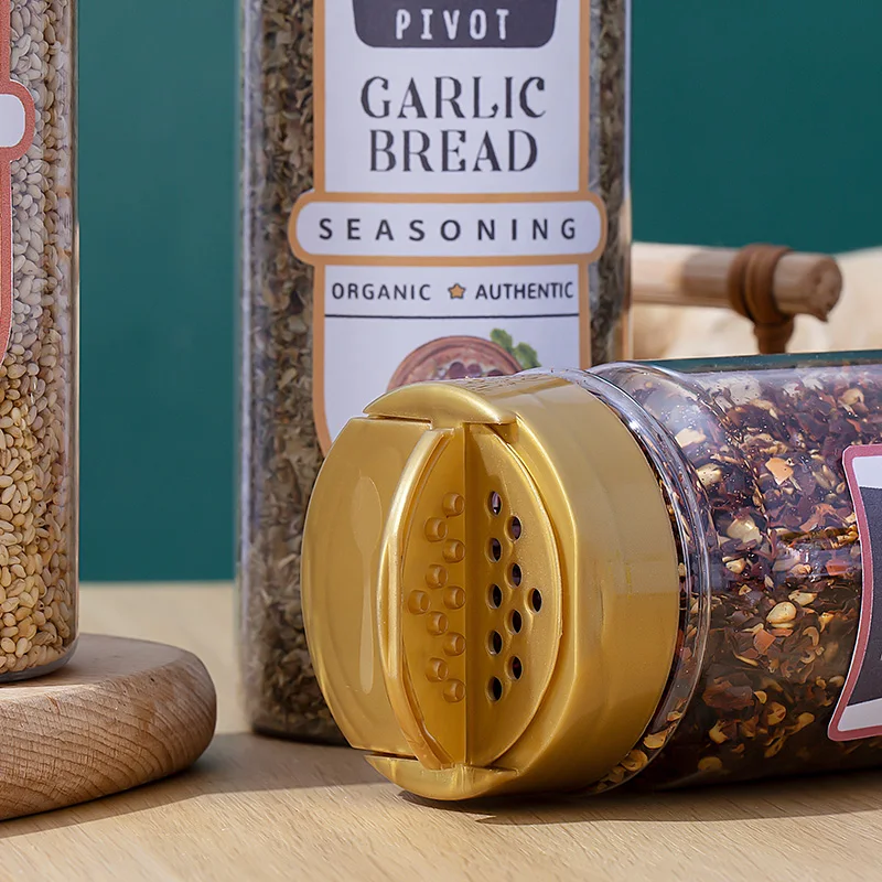 Кухонные пластиковые банки для специй и бутылка соли шейкер перца Чили чеснока с крышкой под заказ
