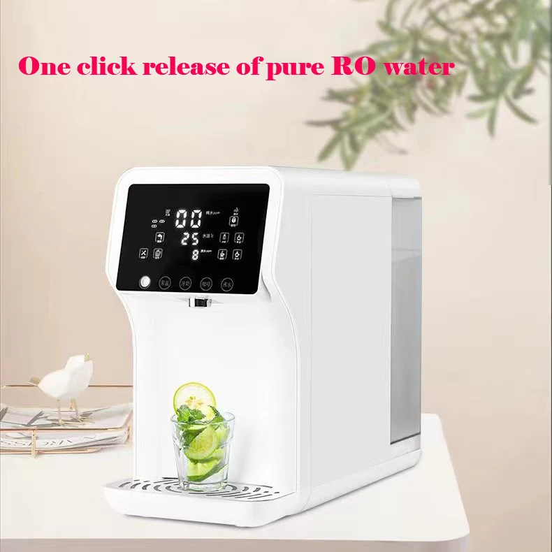 Desktop type installation free RO machine with hot and cold pure water