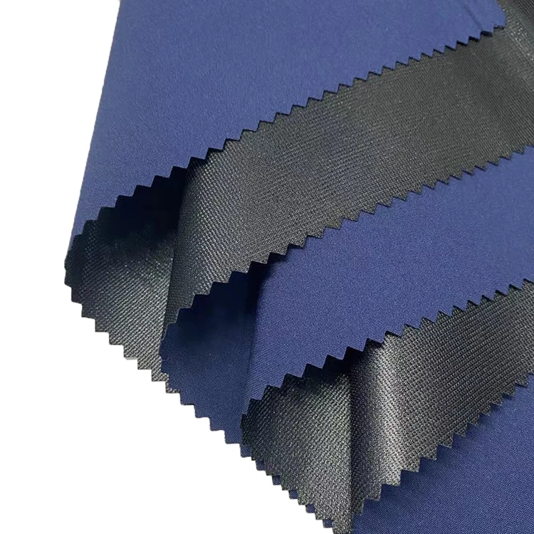 3 layer bonded waterproof fabric 4 way stretch polyester windproof outdoor fabric softshell jacket