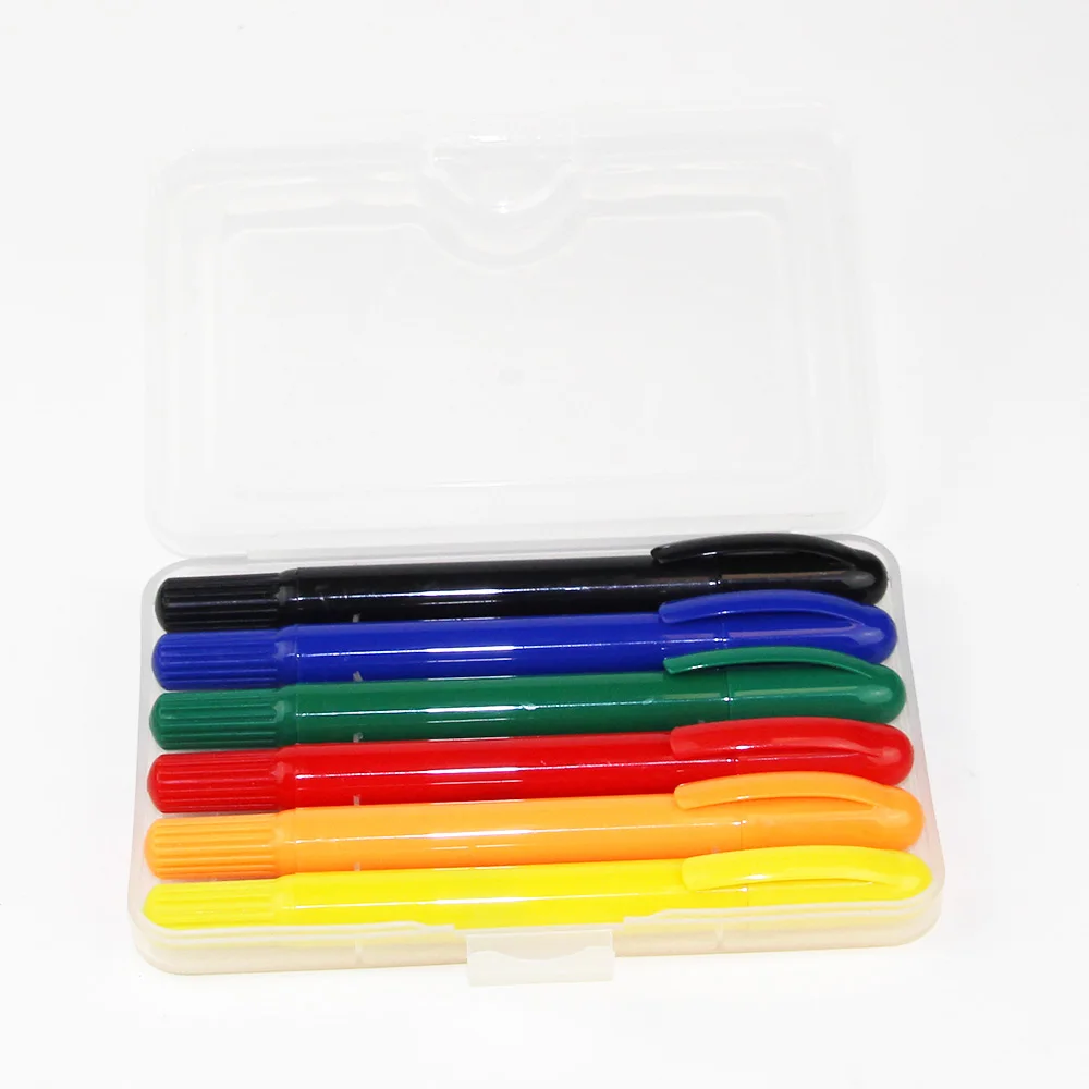 6 Colors Stationery Factory Wholesale Non Toxic Washable Crayons Twistable Crayons
