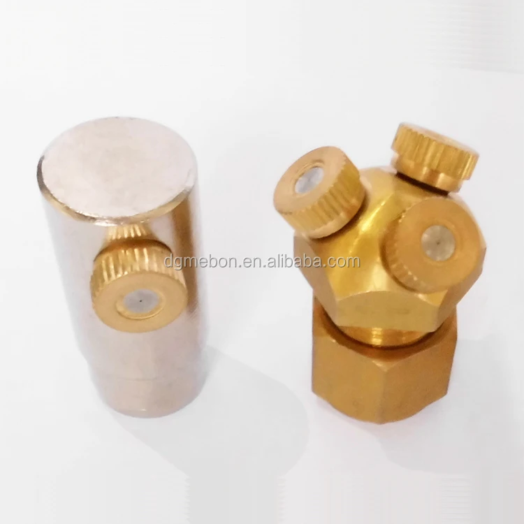 three head mist nozzle,summer cooling nozzle,fog nozzle
