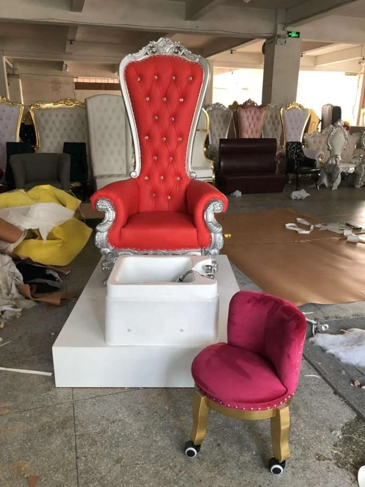 
European classical high back luxury wedding chair 