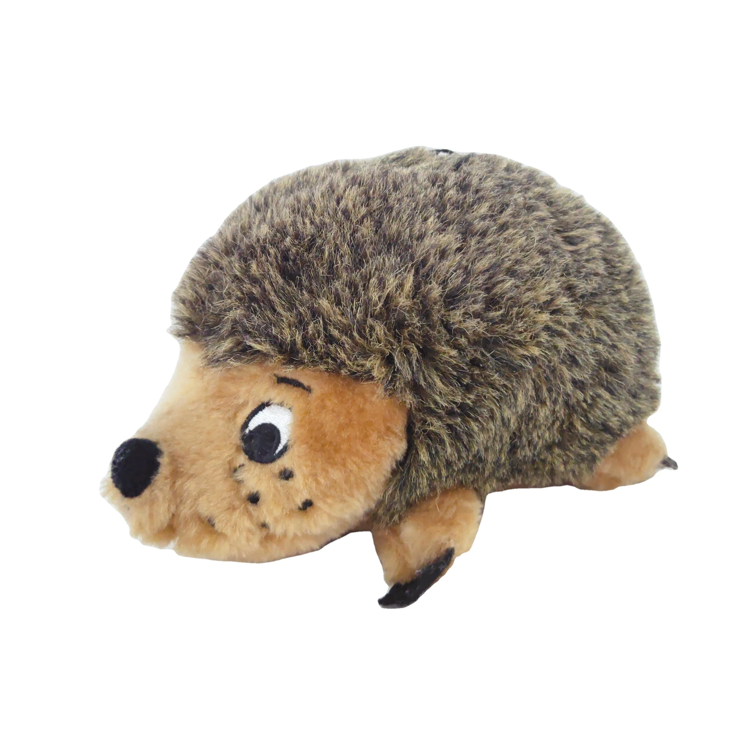 Super soft animal  plush stuffed toy Hot Selling Wild Animal Soft Stuffed Animal Brown Hedgehog Plush toy