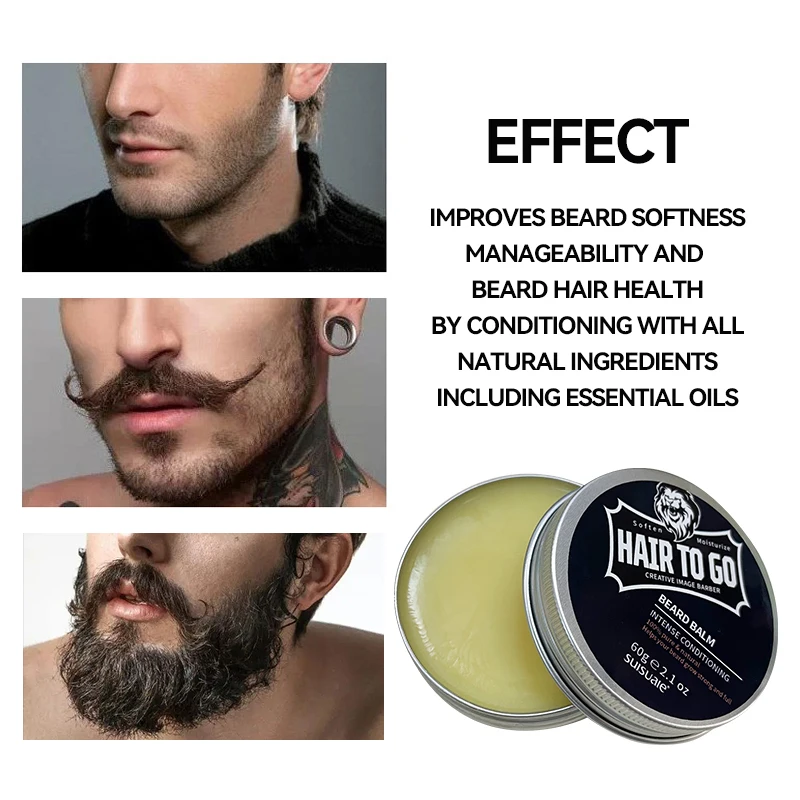 Wholesale Private Label Hair Styling Products Smooth Balm Hydration Beard Care Cream For Men