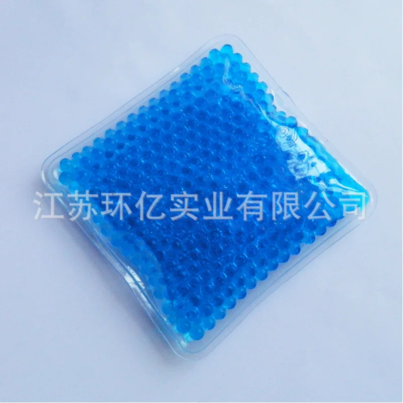 Hot  cold square reusable therapy gel beads cold heat gel ice packs for injures swelling pain relief