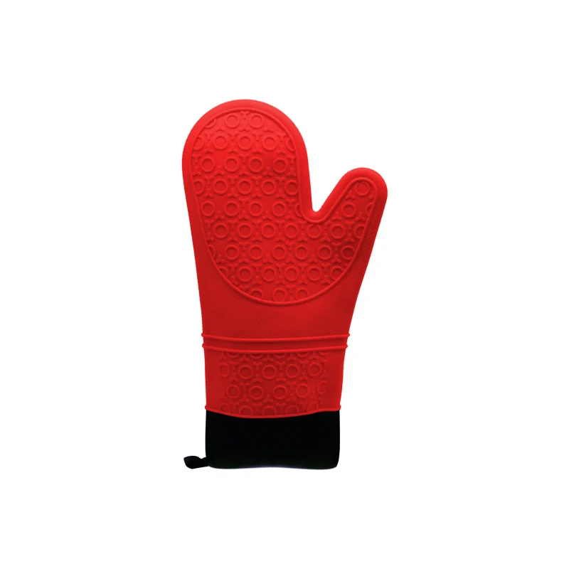 Best Sellers 2021 Insulation lining Baking Helper Oven Mitts Silicone Gloves With Cotton