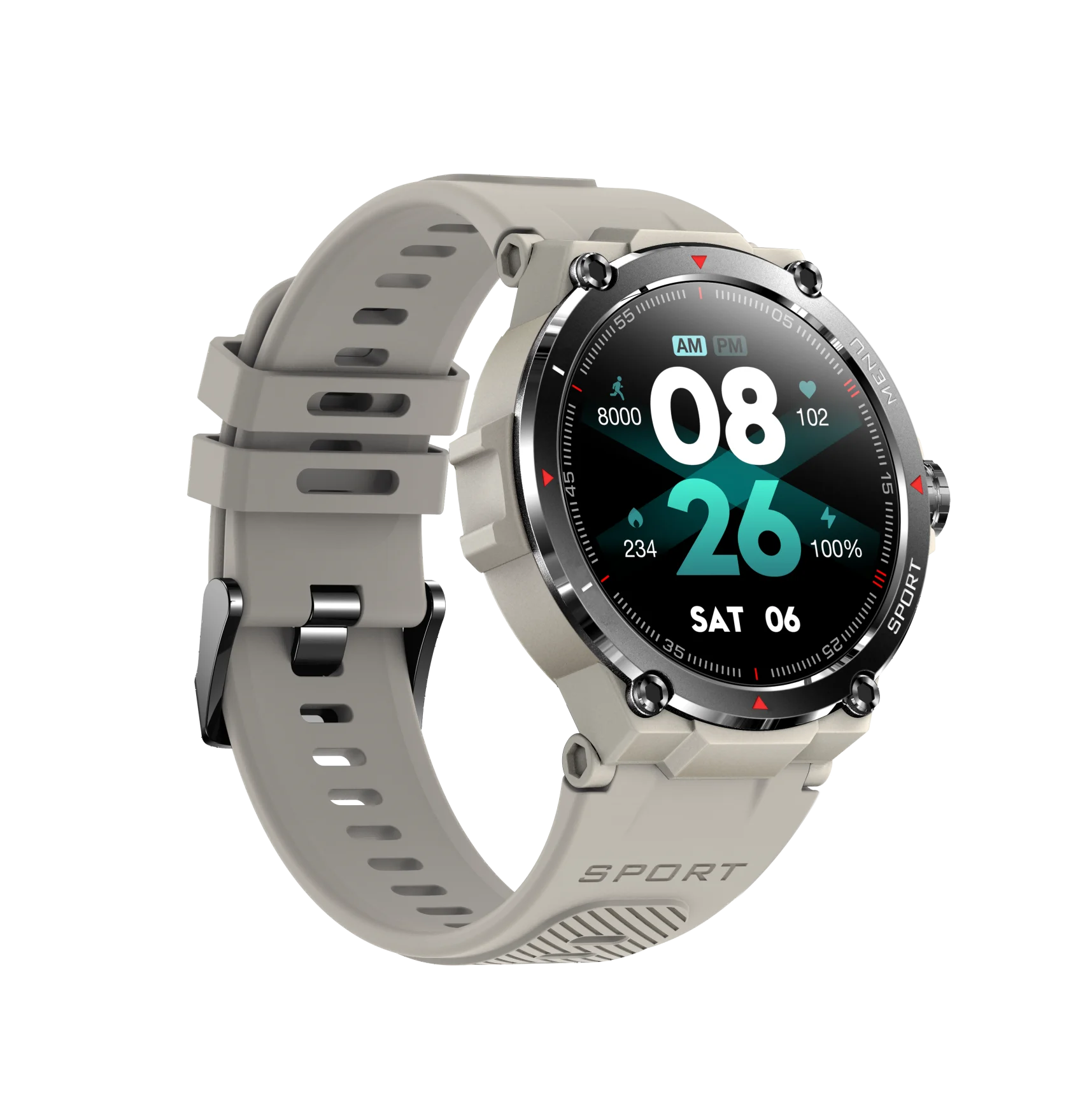 2022 Newest Glonass Gps Positioning Hm03 Fitness Sports Heart Rate Monitor Smart Watch Full Touch Screen Amoled Smartwatch