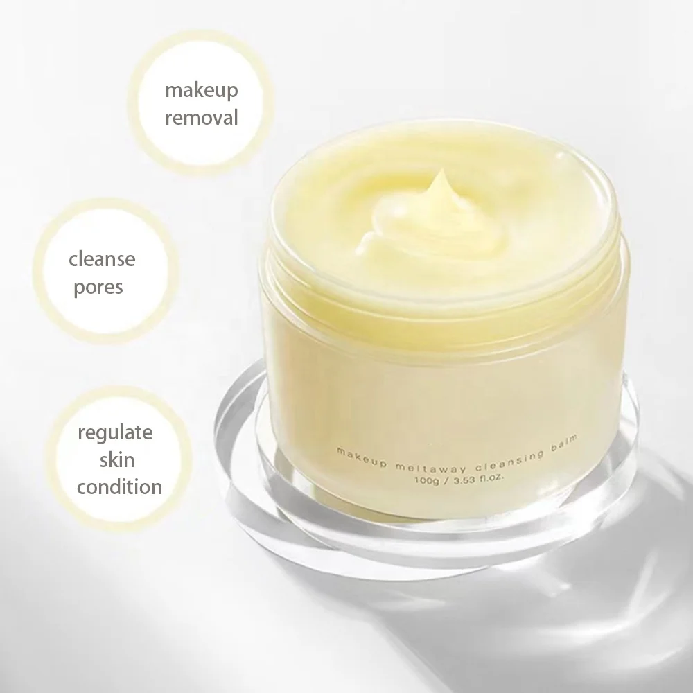Organic Facial Cleansing Private Label Face Eye Remover Makeup Cleanser Balm