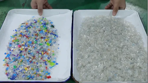 Hot sale color sorter machine AI self learning plastic color sorting machine plastic flakes color sorter for pet pvc pp abs