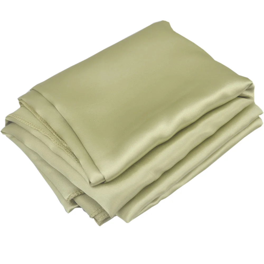 Rectangle Table Cloth Satin Tablecloth Overlays Wedding Christmas Birthday Banquet Decor Home Dining Table Cover