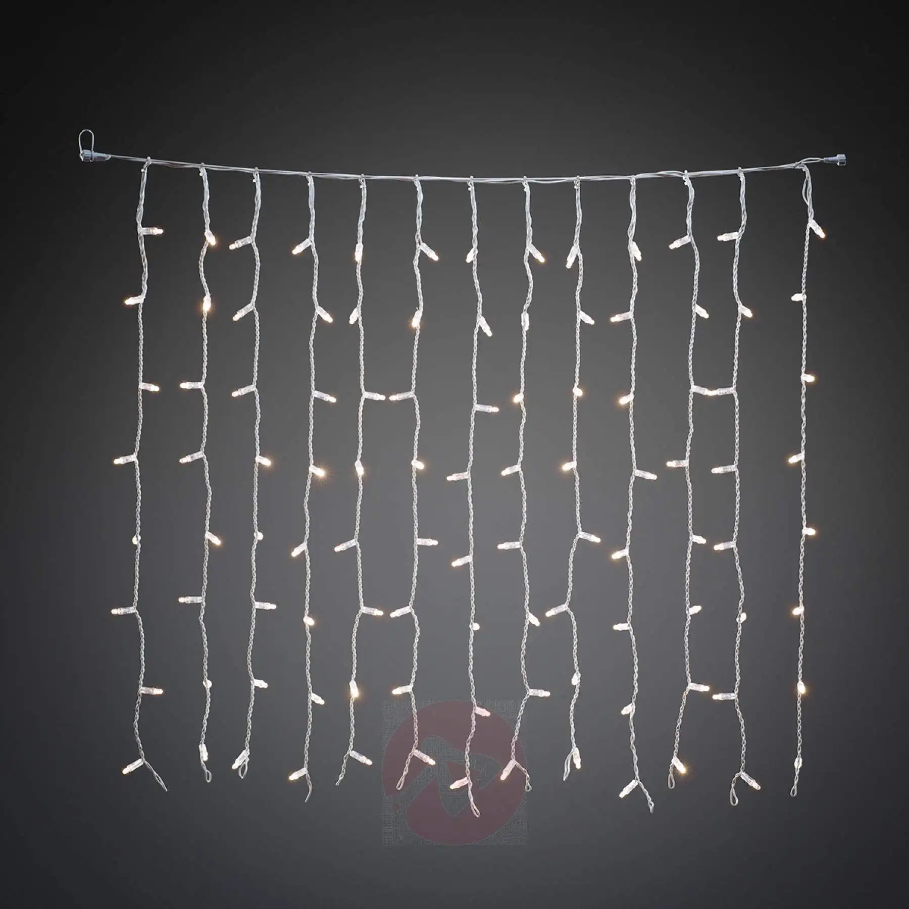Christmas Garland LED Fairy Curtain Icicle String Lights AC 220V Street Outdoor Decorative Holiday Light