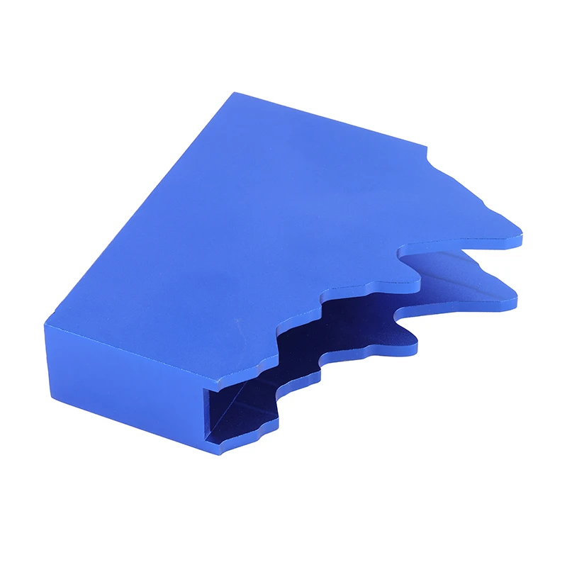 Customized Sandblasted and Blue Anodized Aluminium Extrusion Wall Art Decoration Base Plant Holder