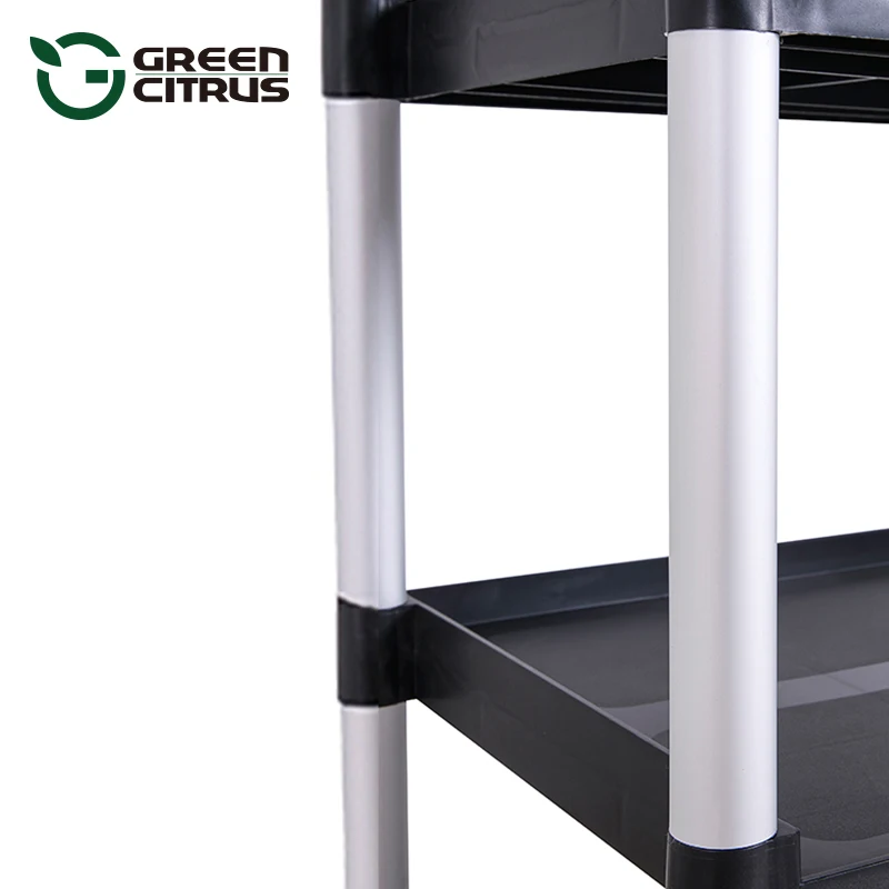 Hotel Restaurant Housekeeping Cleaning Platform Push Dish Food Service Carts Serving Plate Trolley Wholesale