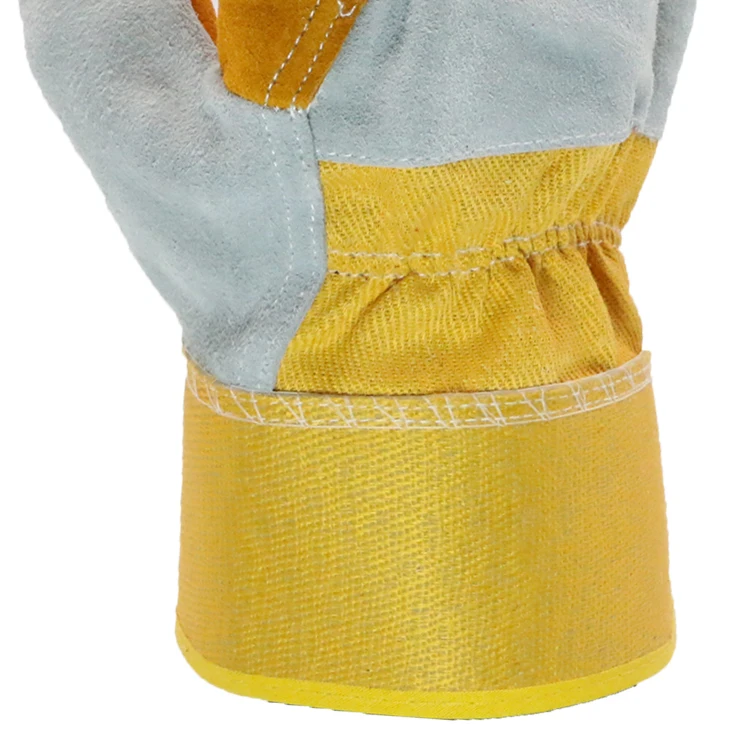 ENTE SAFETY High quality safety pig leather gloves leather work gloves men suncend leather work gloves, made in china