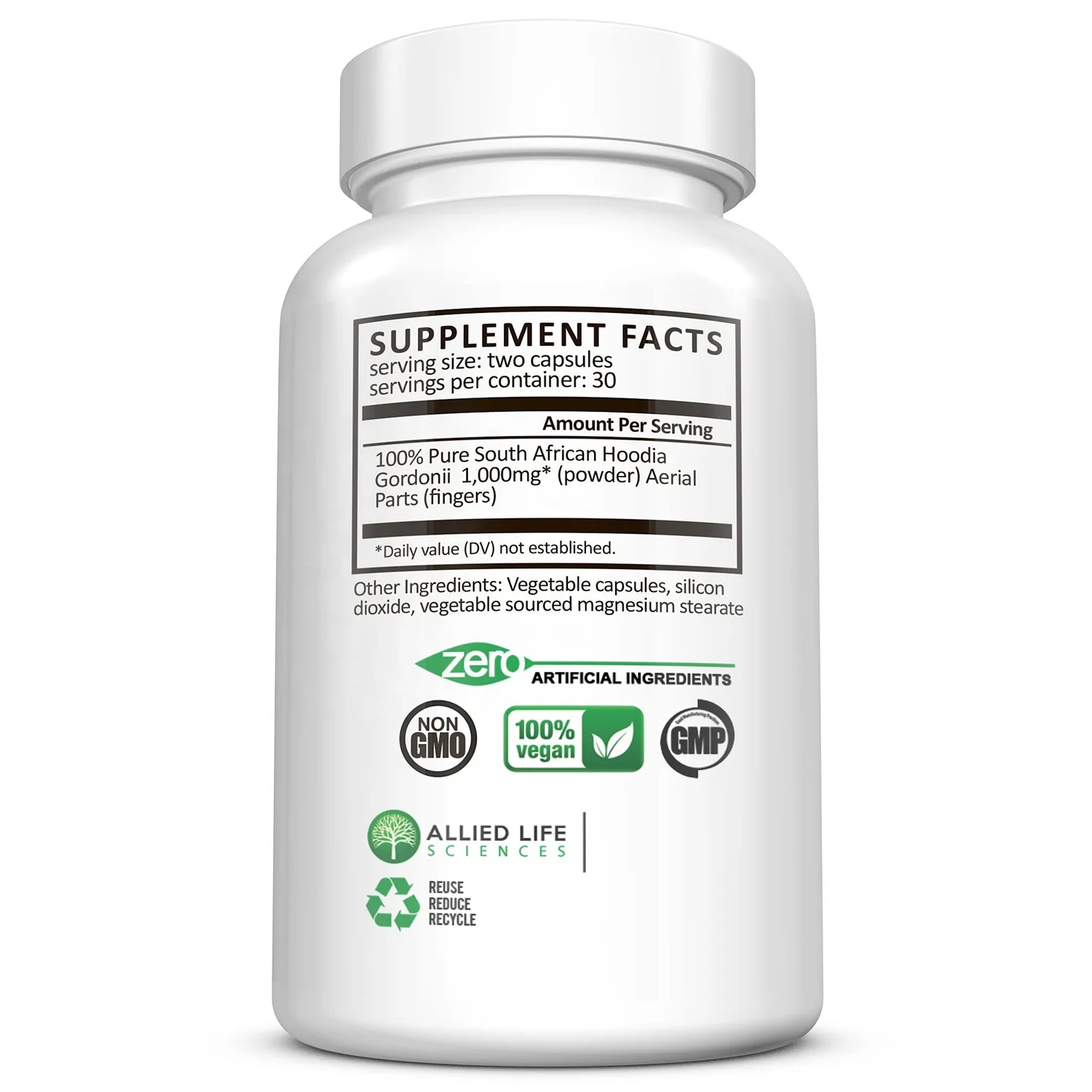 Hoodia Gordonii Capsules Vegan Appetite Suppressant Carb Blocker Detox Slimming Fat Burner Capsules Hoodia Gordonii Extract