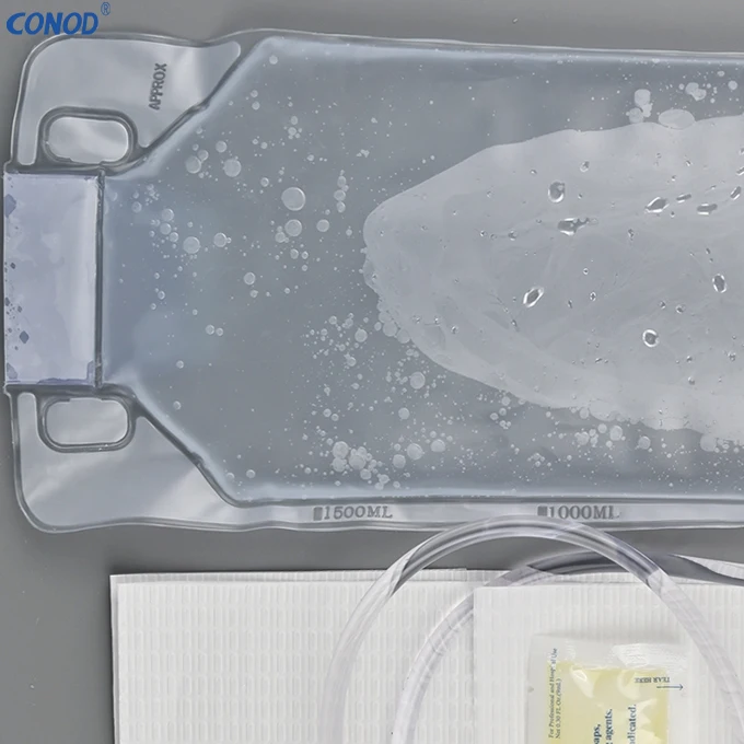 Conod Brand1500ml медицинский одноразовый комплект для клизмы/ПВХ сумка клизмы набор