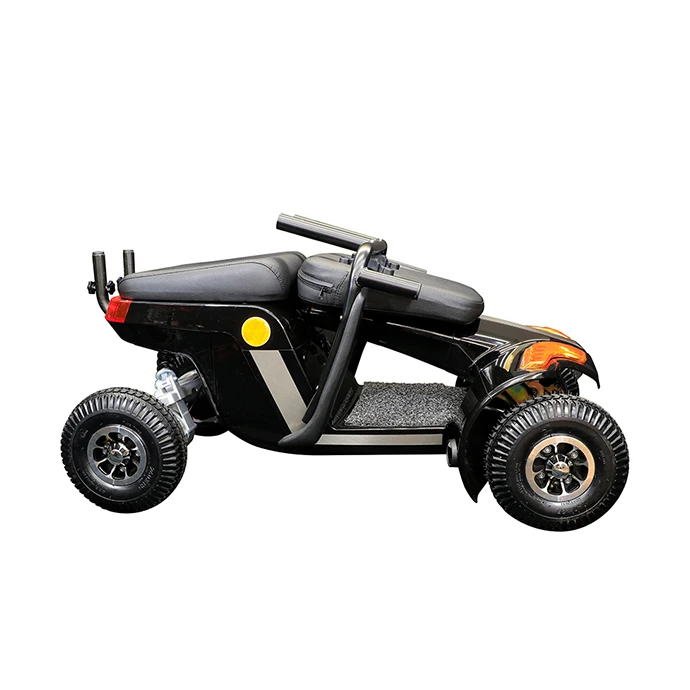 Portable light elderly 4 wheeled adult folding mobility electric scooter
