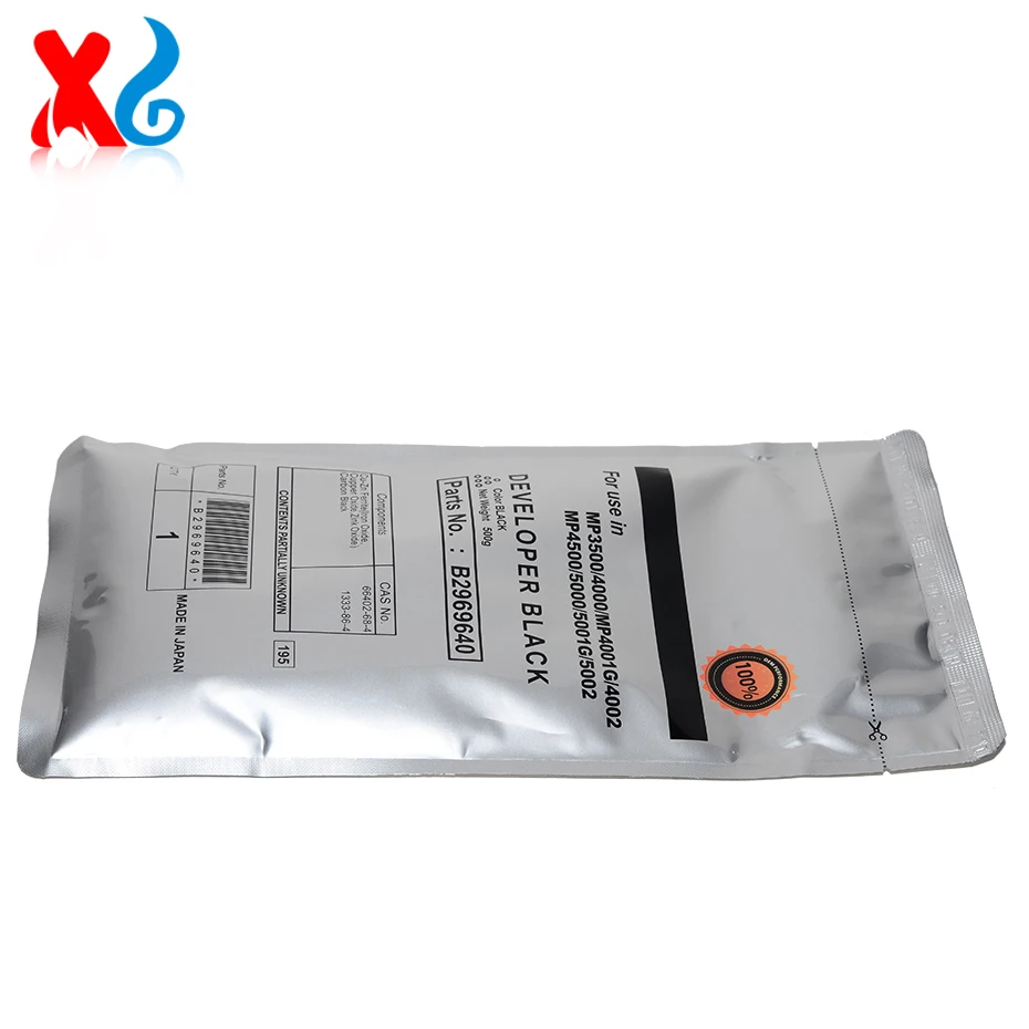 B296-9640 500G 200K Developer Powder Compatible For Ricoh Aficio MP3500 MP4000 MP4001G MP4002 MP4500 MP5000 MP5001G MP5002