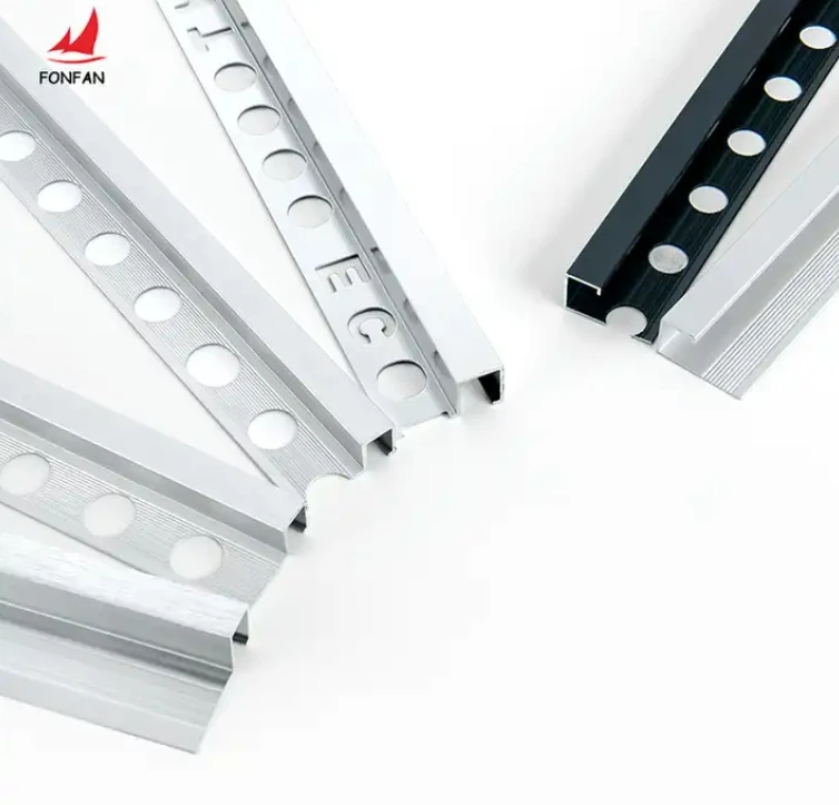 Wholesale Muti Color Customized Metal Tile Trim Aluminium Ceramic Square Tile Edge Trim