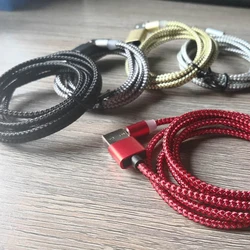 Free Laser Logo 1M Micro Usb Cable for Samsung Huawei iPhone 3 in 1 Magnetic Fast USB Charging