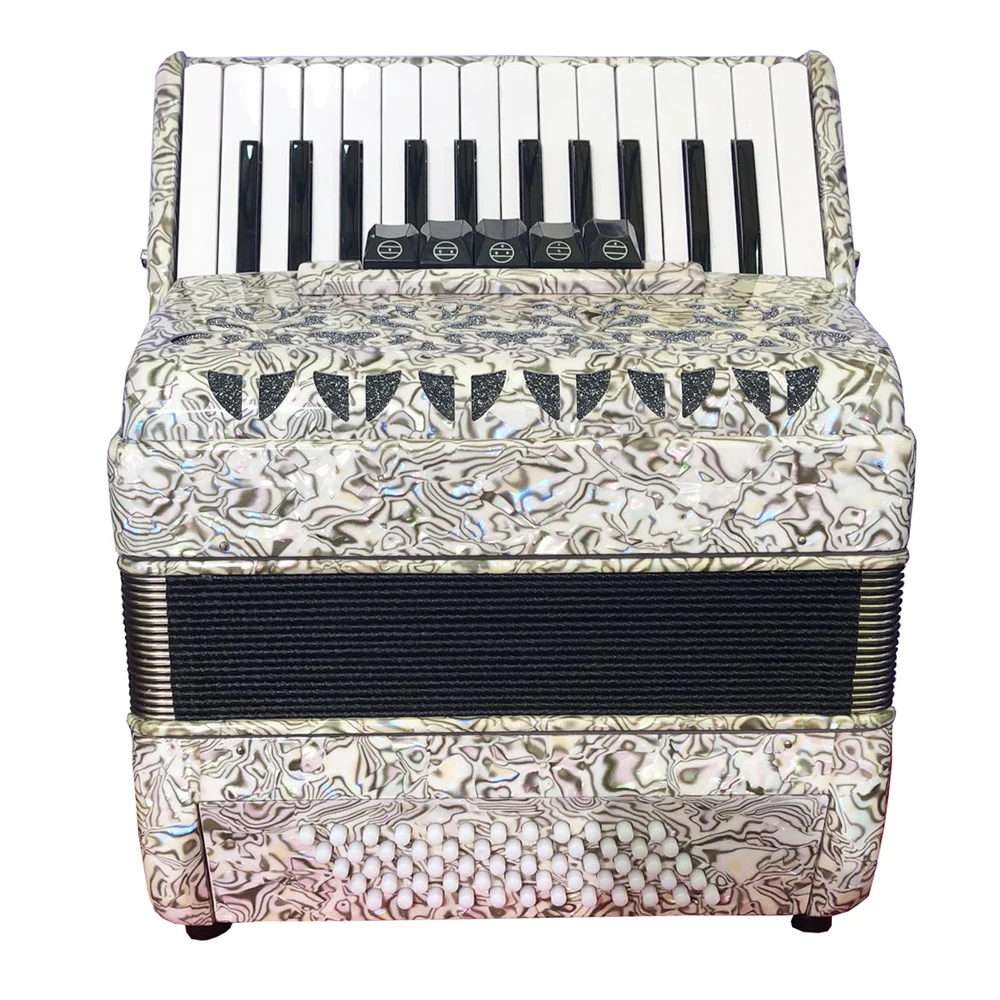  Tide Music piano accordion 34 treble keys 5 switches 72 bass