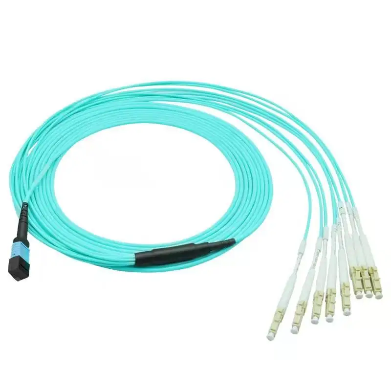 
MPO-LC-APC 12 Core MPO Fiber Optic Patch Cord Cables 
