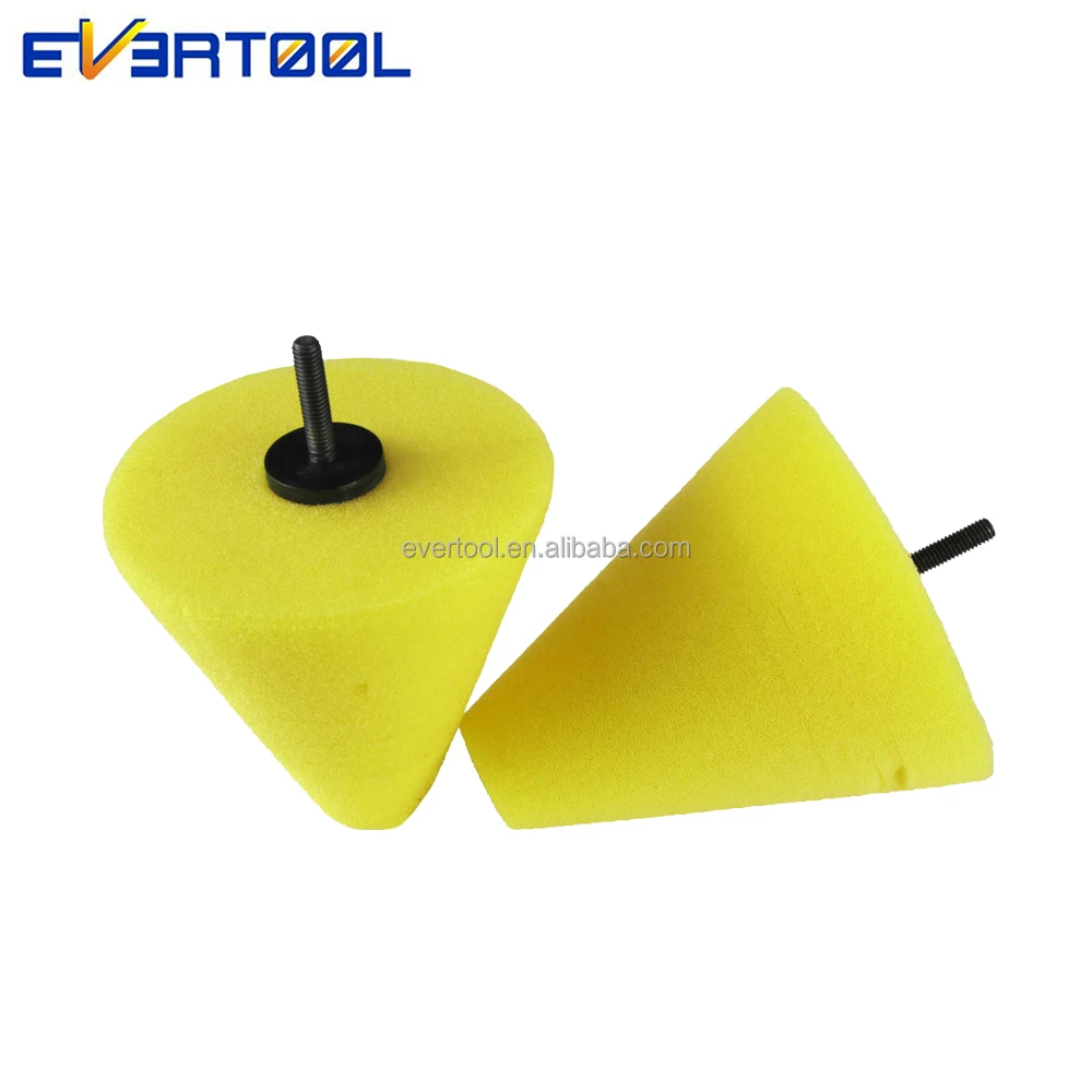 EVERTOOL Tire Dressing Applicator Superior Polish Head Cone Polishing Pad Sponge Polishing Cone