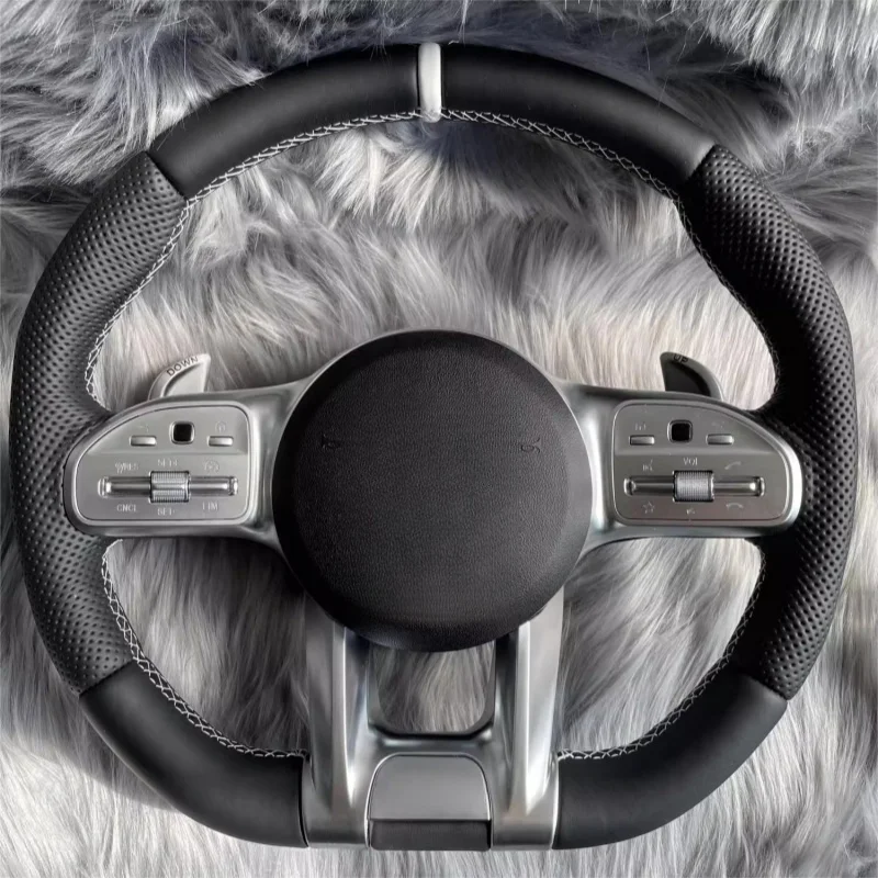 Steering Wheel For Mercedes-Benz AMG GT C190 W205 C205 W166 W167 W213 W217 C217 W222 W223 Old Steering Wheel Can Upgrade