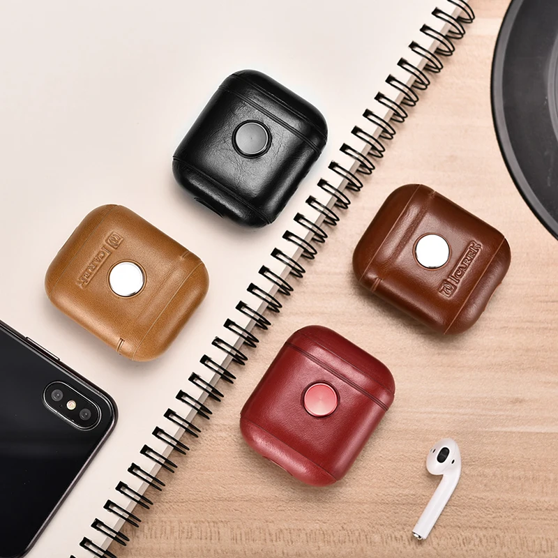 2019 трендовый модный дизайнерский кожаный чехол ручной работы для AirPods с