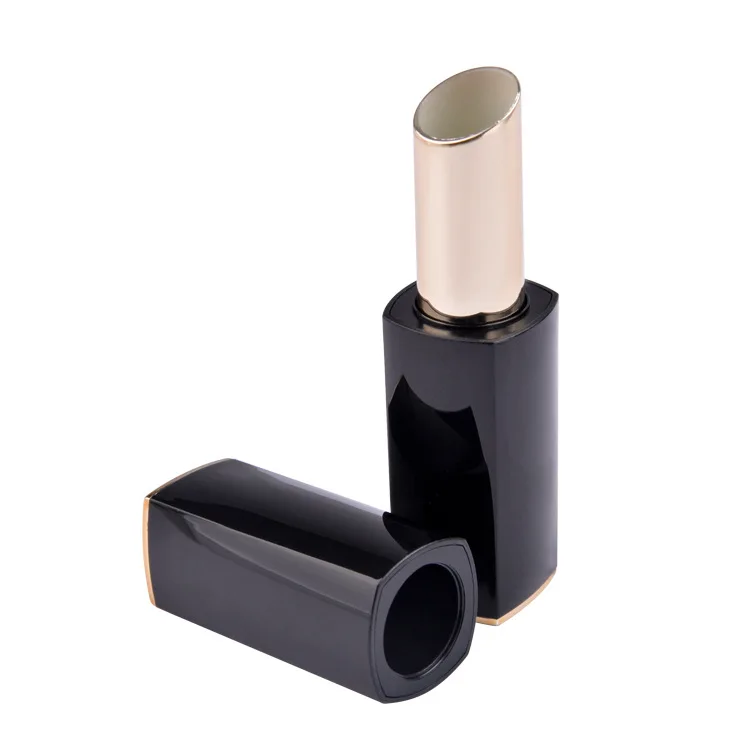  New arrival Luxury empty plastic black lip gloss tube container private label with