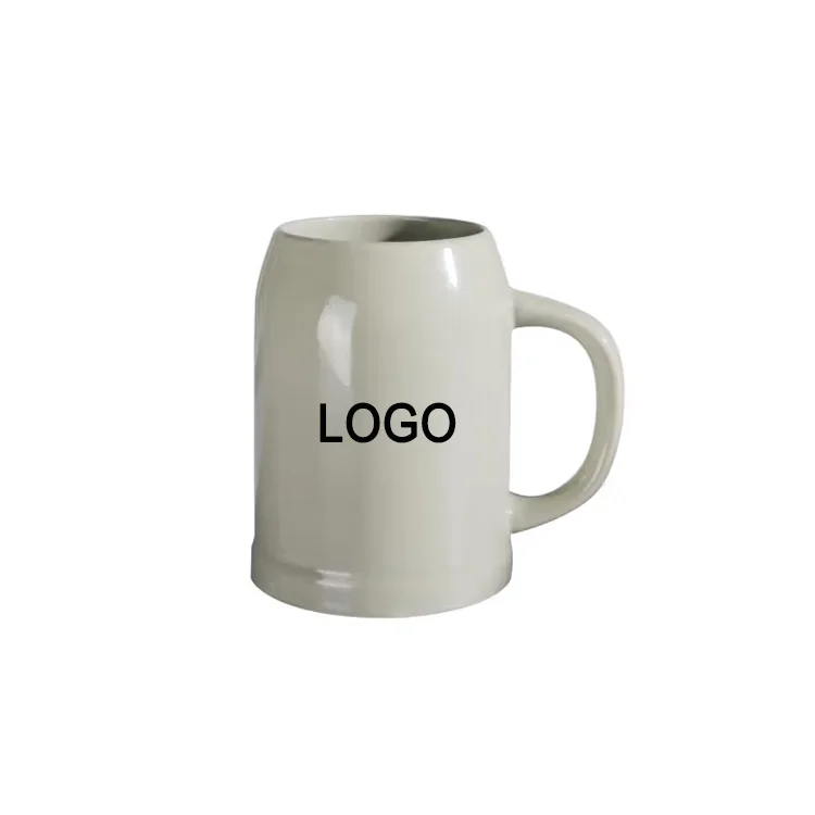 Oktoberfest Custom Ceramic Sublimation Beer mug with Handle Promotional German stein Plain 500ml 1000ml 300ml 10oz 16oz 24oz 26