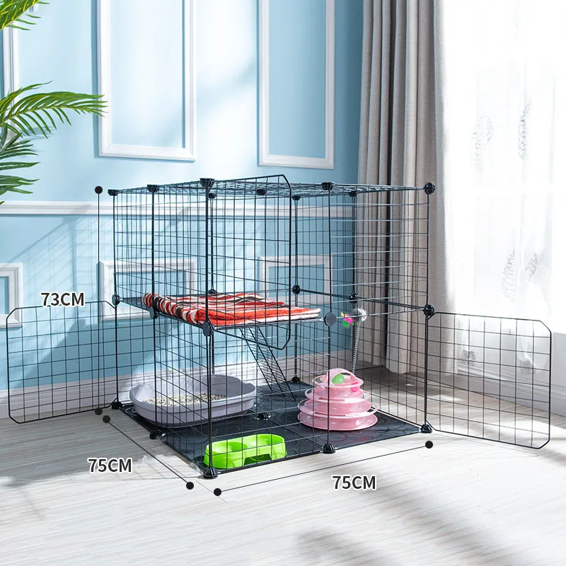 High Quality Folding Cage Cat Hotel Cage 3 Layer