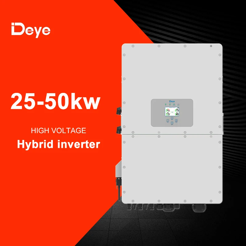 deye  hybrid solar inverter high voltage 20kw 30kw 50kw