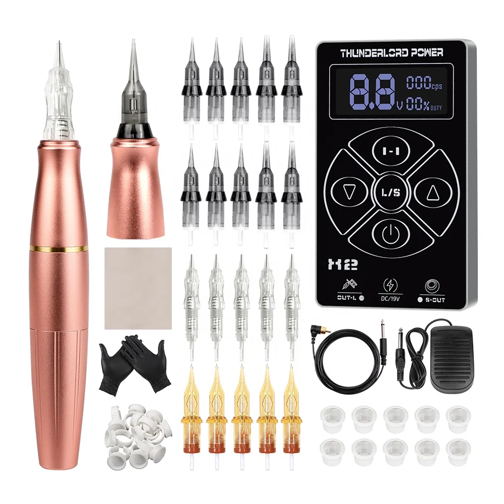 BMX P90 Rotary Tattoo Pen Needles For Eyebrow Eyeliner Lip PMU Tattoo Machine Kits