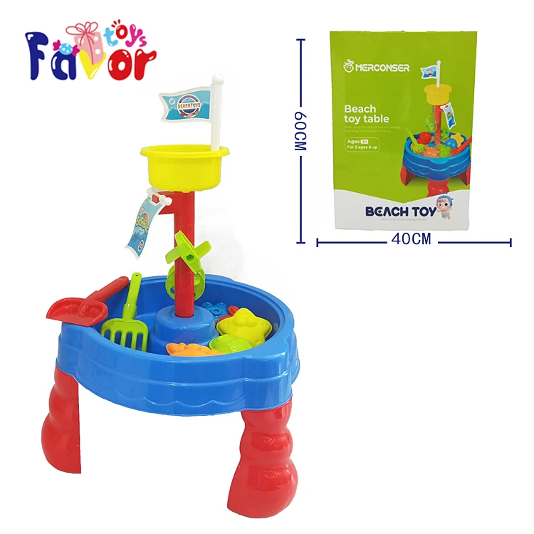 Water Table Sand Table Toy Beach Toys, Plastic Toys Kids Outdoor Sand Table