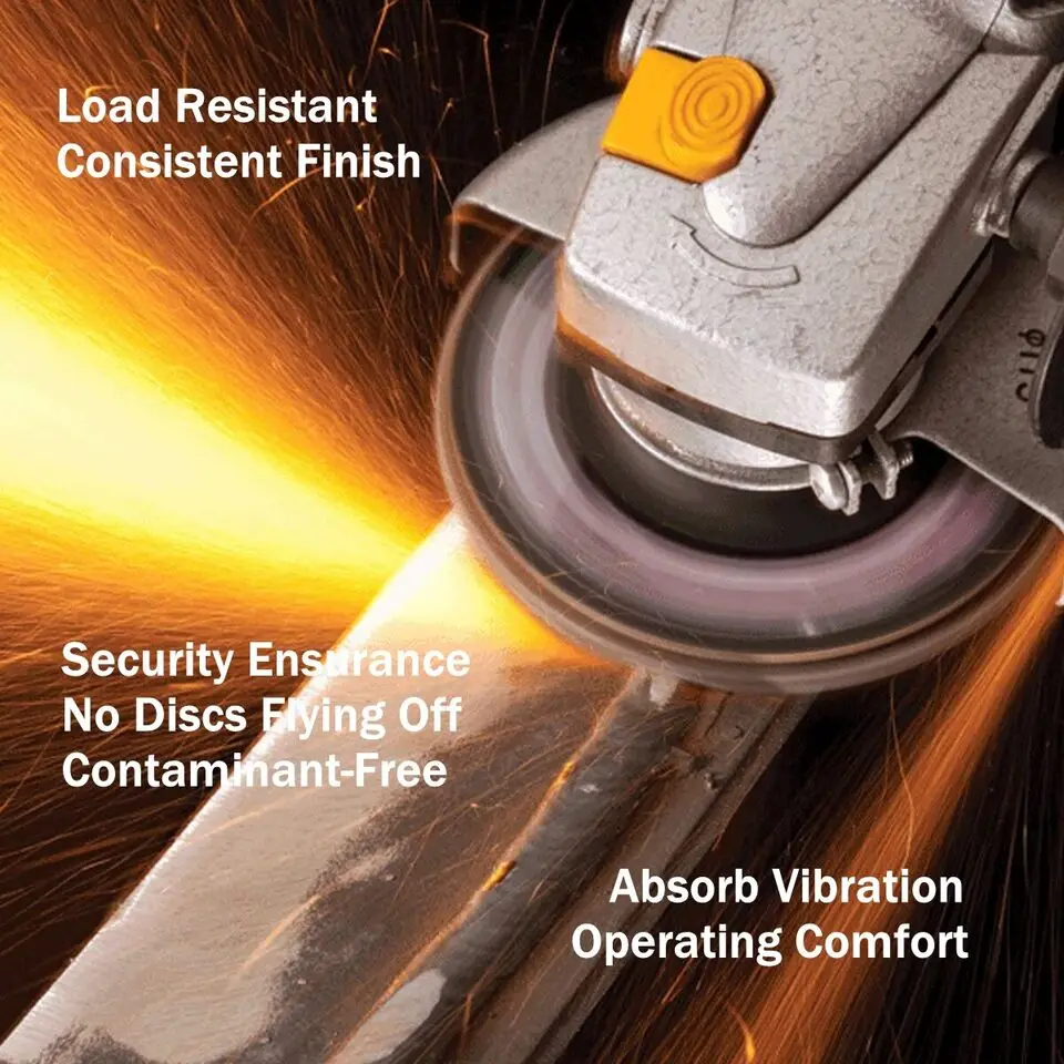 200pcs-corton 4.5 in  Flap Discs 40 60 80 120 Grit Grinding Sanding Wheels Cotton Tools for Metal Sanding and Grinding