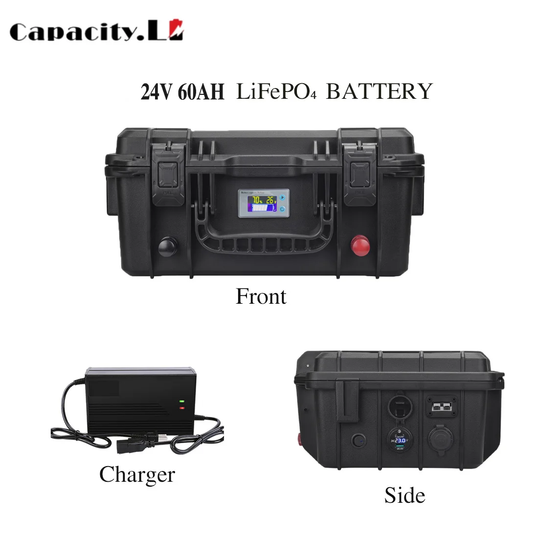 12V 120AH 150AH Lifepo4 battery pack with BMSfor RV Outdoor Marine waterproof Rechargeable Solar inverter battery